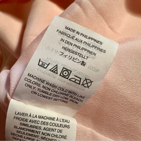 J. Crew ‘Wrap Dress in 365 Crepe’ in Baby Pink Size 4 - Picture 13 of 16